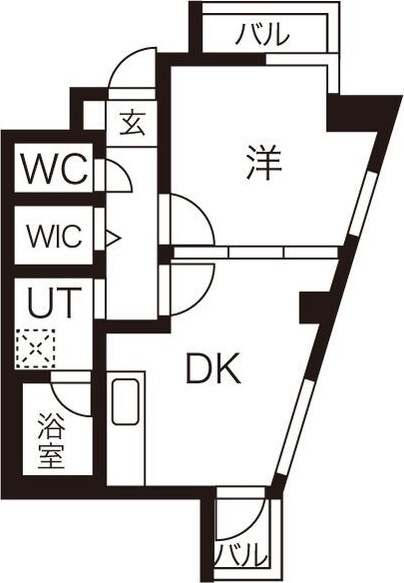 ハイリスベーネ池下の間取り