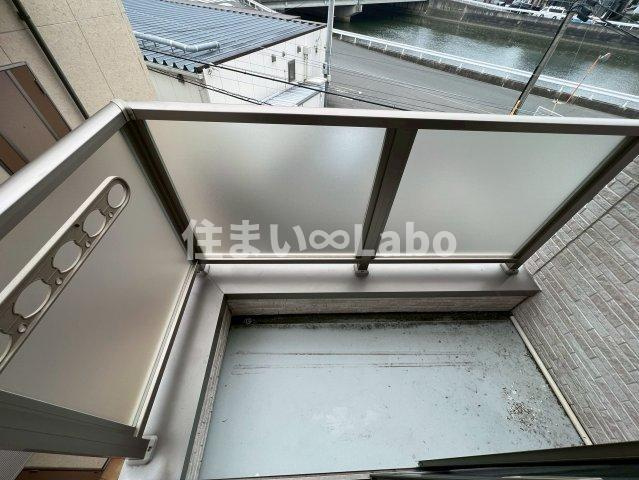 ポラリス箱崎5のバルコニー|同建物別部屋参考写真