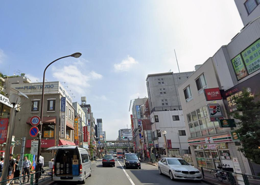 新宿区百人町１丁目の店舗事務所の周辺