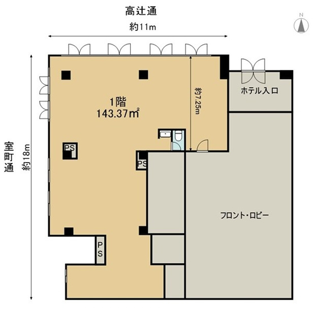 キオリエグゼ室町の間取り