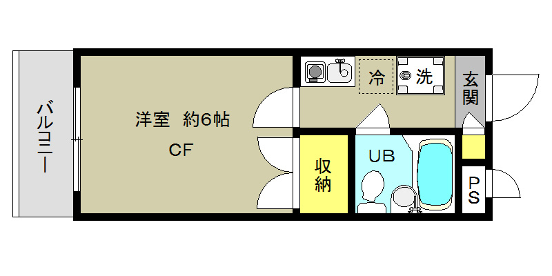 ハイブリッヂイン阿佐谷南の間取り