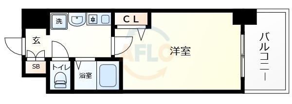 エスリード新梅田の間取り|エスリード新梅田　間取り