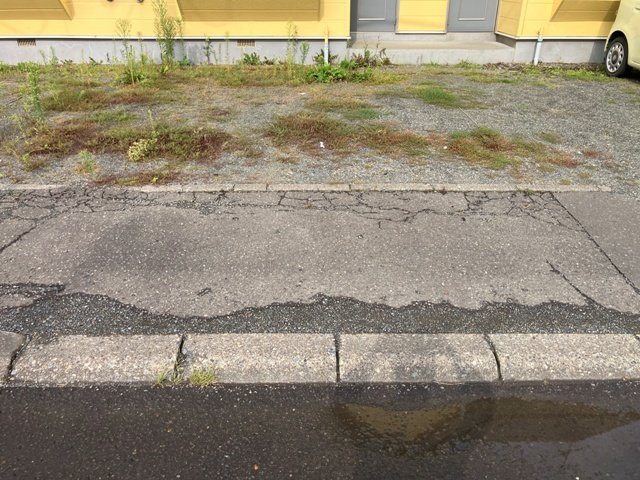 安喰ハイツの駐車場
