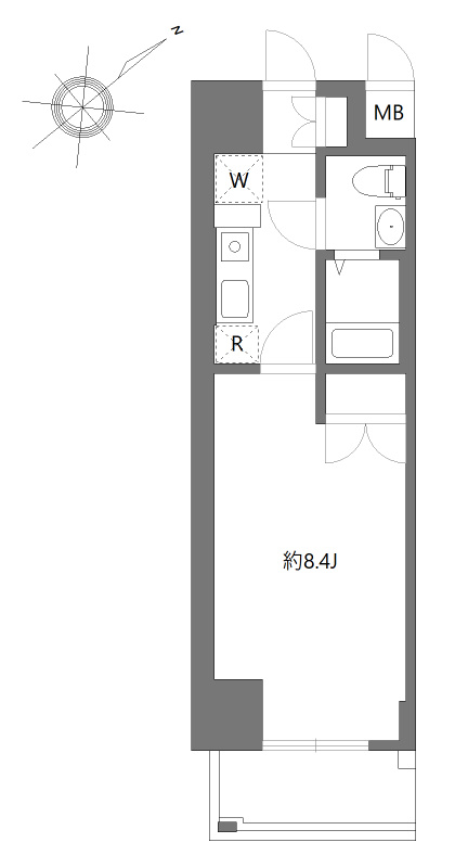 ジュモー京成船橋の間取り