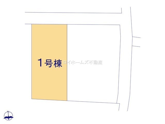 【区画図】 | 愛西市大野山町西之割71『仲介料無料』新築戸建て | 1号棟