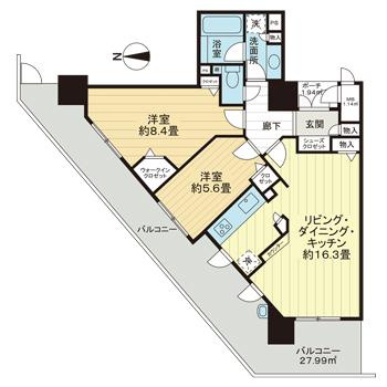 ローレルコート北野田の間取り