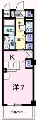サニーキャンプ東雲Ⅰの間取り