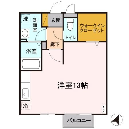 パティオⅡBの間取り