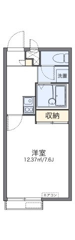 レオパレス北三国丘の間取り|代表的な間取のため実際の間取とは異なる場合があります
