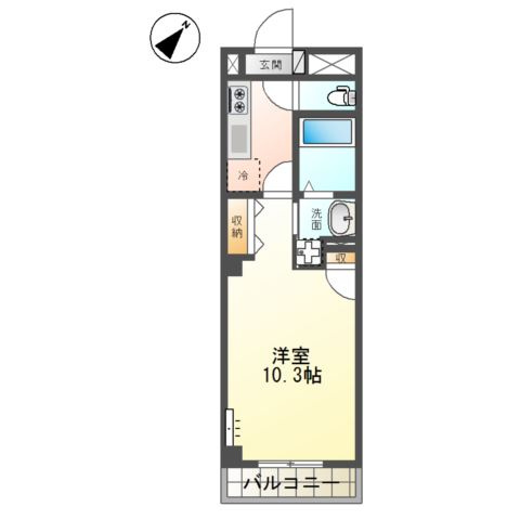 プロムナード石津の間取り