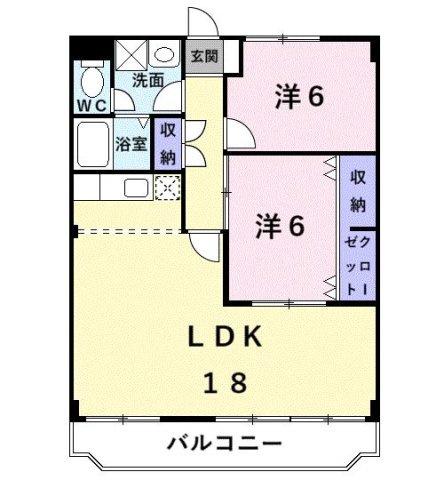 第１タツミマンションの間取り