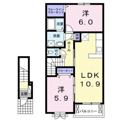 ミルト　カーサの間取り