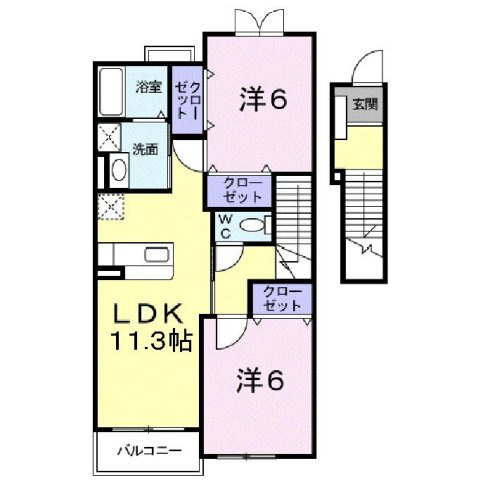 フィオーレの間取り