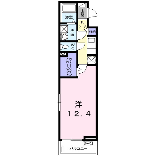 カメラート高見の間取り