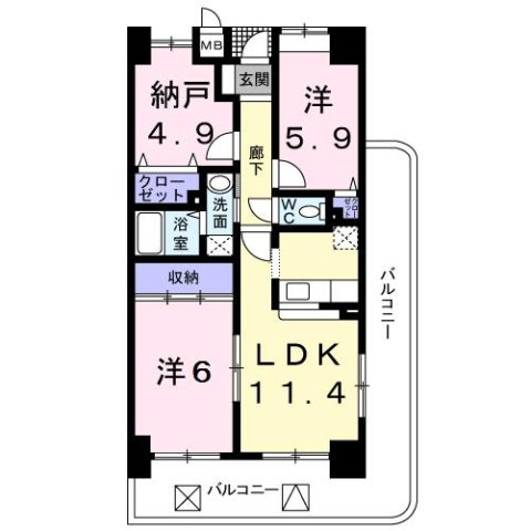 セントレジデンスの間取り