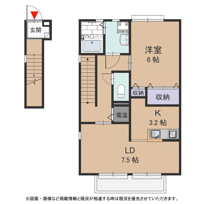 シンプルライフ　Ｂの間取り