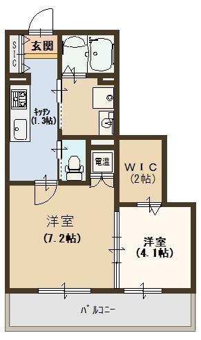 アルセア泉佐野の間取り