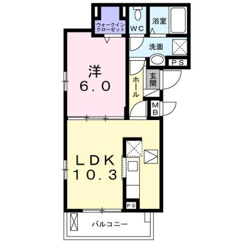 メゾン　エスポワールの間取り