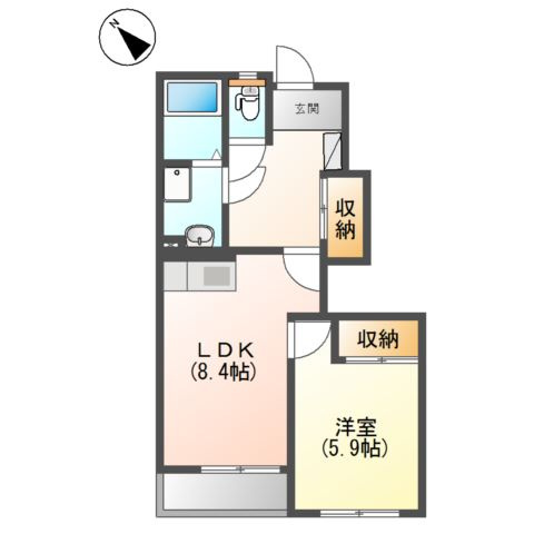 グランディールＹ・Ｍ－Ⅲの間取り