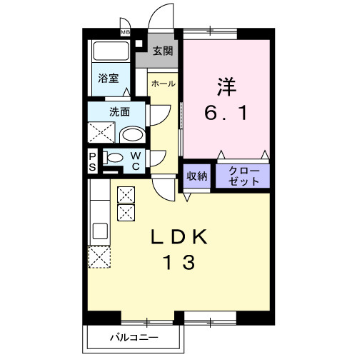 テラススワンⅡの間取り