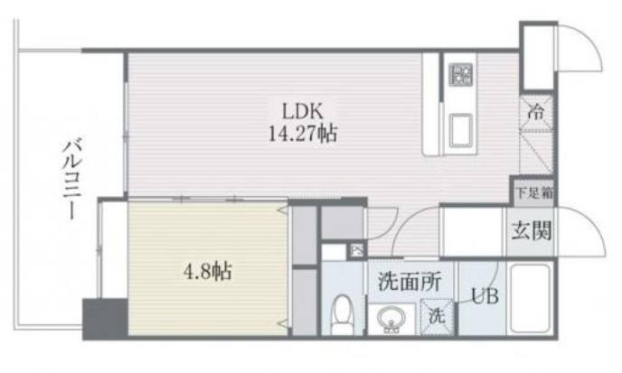 S-FORT筑紫通り(エスフォート筑紫通り)の間取り|使いやすい間取りです。