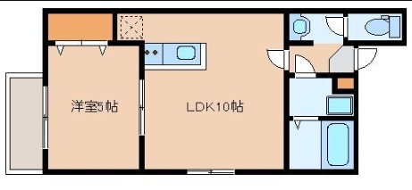 リテラ吉塚の間取り|使いやすい間取りです。