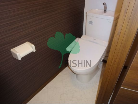 ポラリス箱崎5のトイレ|温水洗浄付きトイレです！