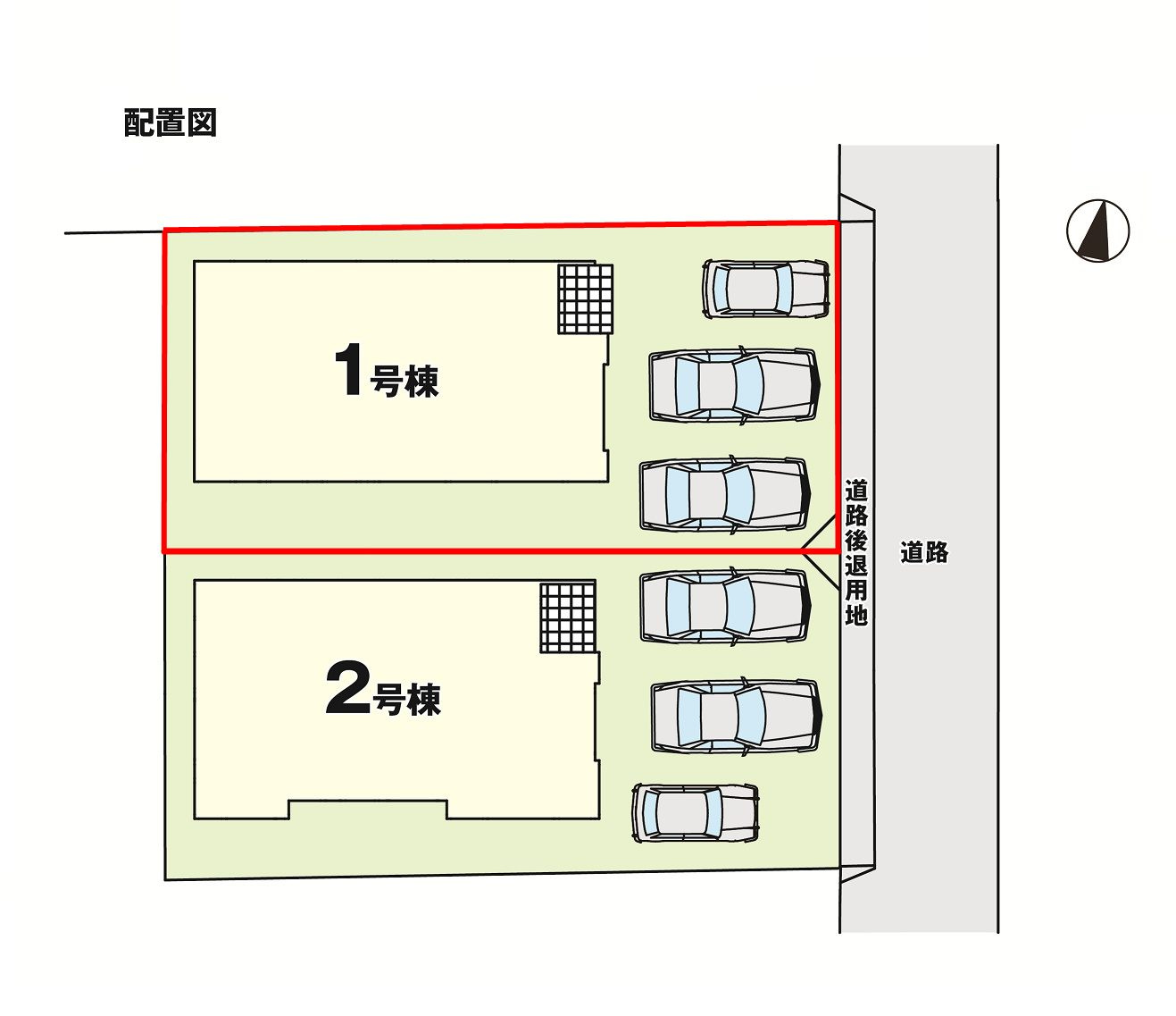 郡山市緑町　　　  １号棟　　　桃見台小学校、郡山第５中学区　の区画図