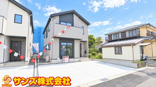 郡山市緑町　　　  １号棟　　　桃見台小学校、郡山第５中学区　の居間・リビング|※同社施工例