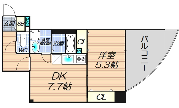 ランドマークシティ梅田東の間取り