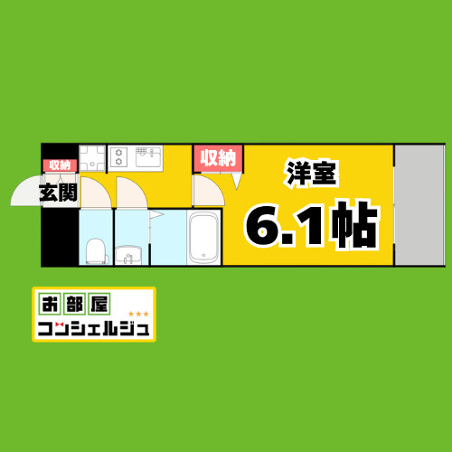 メイクスアート金山SOUTHの間取り