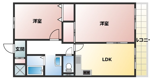 ピュアネスDoiの間取り