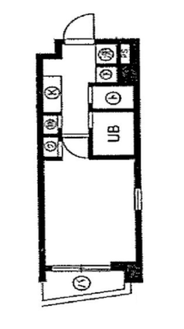文京区関口２丁目の賃貸マンションの間取り|間取り