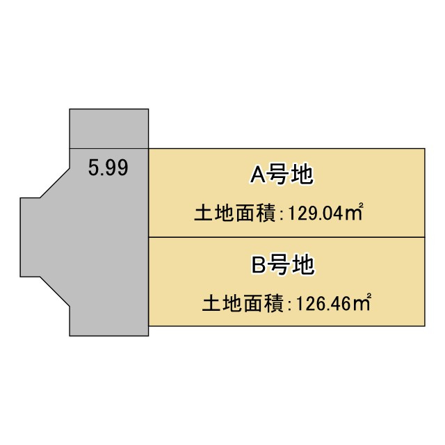 枚方市香里ケ丘６丁目の新築一戸建の区画図|枚方市香里ヶ丘6丁目 2区画