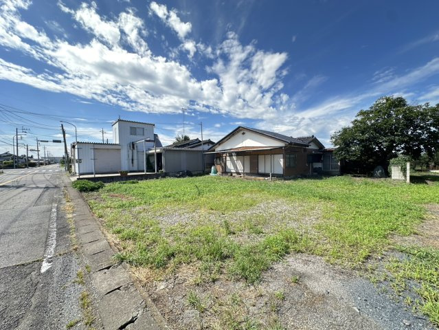 真岡市寺内中古物件の庭