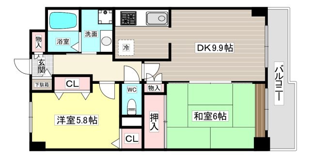 【間取り】 | クレマンス甲東園