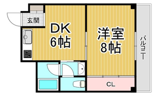 曙コーポの間取り
