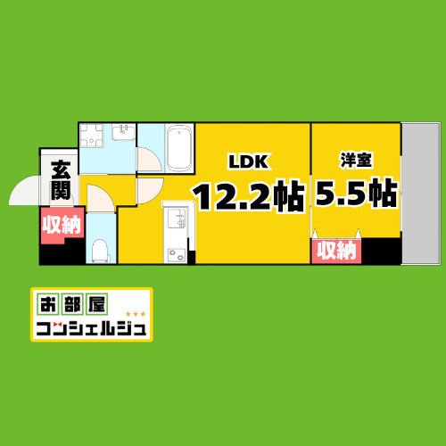 アーバンパーク日吉(旧ロイジェント日吉Ⅱ)の間取り