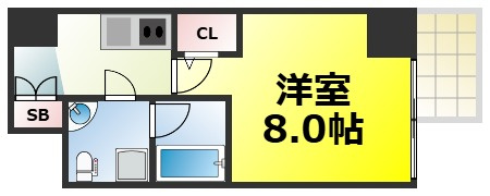 【間取り】 | ザ・パーククロス阿波座 仲介手数料無料