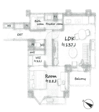 【間取り】 | 目黒パークホームズ