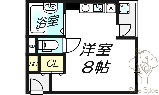 レオン天神橋の間取り