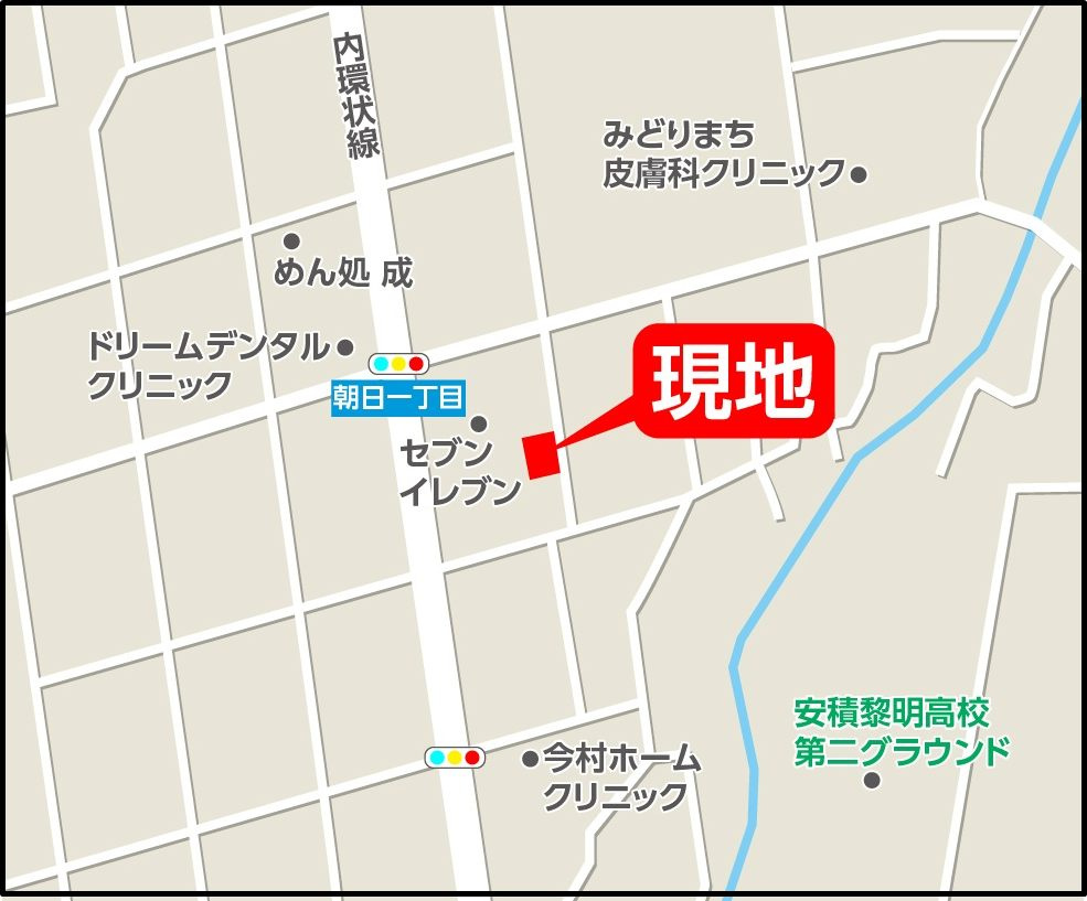 郡山市緑町　　　  ２号棟　　　桃見台小学校、郡山第５中学区　の地図|案内図