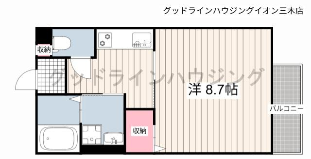 ロイヤルハイツ黒川の間取り
