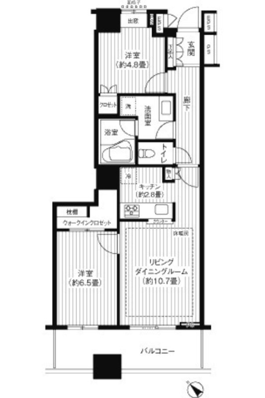 エアライズタワーの間取り