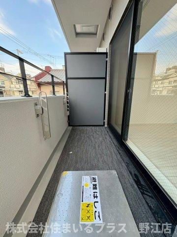Krystal FimethⅡ番館のバルコニー