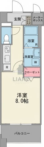 Caisse大橋　三宅小学校区の間取り|Caisse大橋