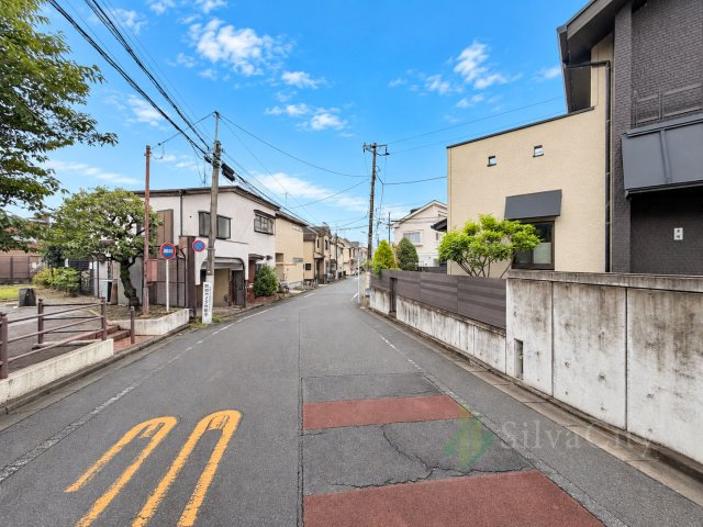 大田区久が原6丁目の前面道路含む現地写真