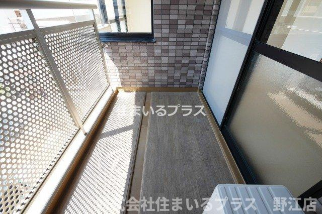 フレアコート京橋のバルコニー