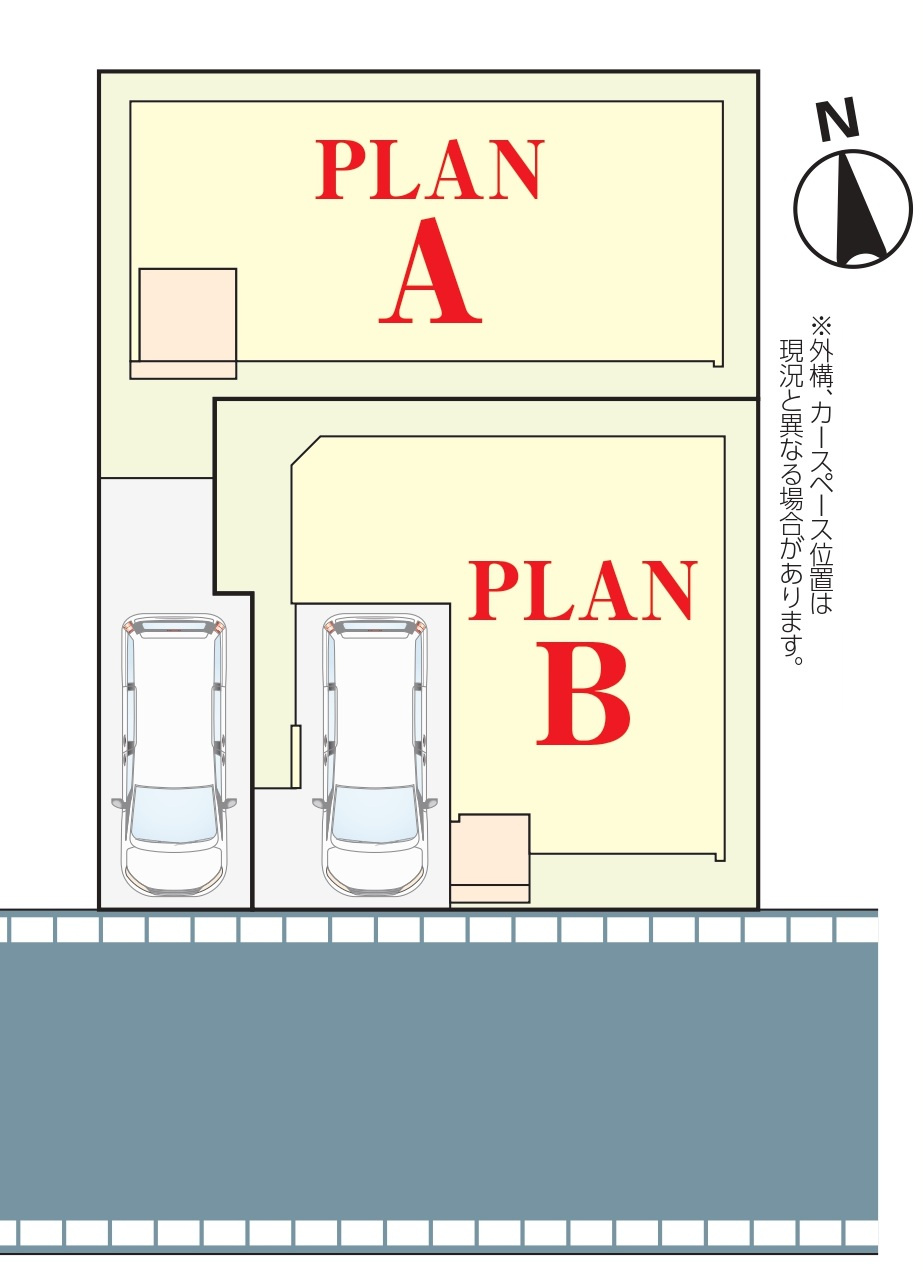 流山市南流山７丁目新築戸建の区画図|区画配置図