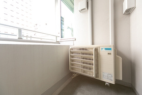 中央区銀座３丁目の賃貸マンションのバルコニー
